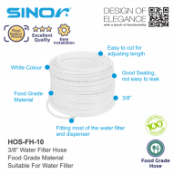 Sinor HOS-FH-10 Water Filter Hose 3/8 Inches X 150 Meters - Image 3