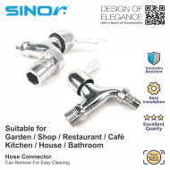 Sinor S-1007-N Bathroom Faucet Wall Bib Tap Washing Machine Tap - Image 4
