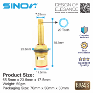 Sinor S-101-L Quarter Turn Ceramic Disc Head Work - Image 7