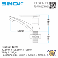 Sinor S-1106 Eco Quality Basin Tap - Image 5