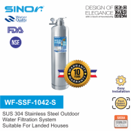 Sinor WF-SSF-1042-S Stainless Steel Water Filtration System