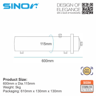 Sinor WF-UF-5000-PVD Membrane Water Filter PVDF Membrane Filter - Image 8