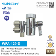 Sinor WFA-129-D Faucet Diverter 3/8 Inches 2 Way Diverter
