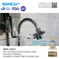 Sinor WFA-129-D Faucet Diverter 3/8 Inches 2 Way Diverter - Image 5