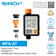 Sinor WFA-AT Auto Timer Gardening Timer Water Filter Auto Backwash Hose End Irrigation Controller
