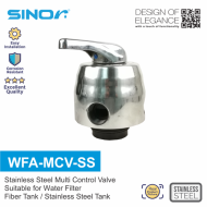 Sinor WFA-MCV-SS Stainless Steel Water Filter Head Valve