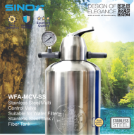 Sinor WFA-MCV-SS Stainless Steel Water Filter Head Valve - Image 5