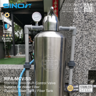 Sinor WFA-MCV-SS Stainless Steel Water Filter Head Valve - Image 6