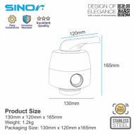 Sinor WFA-MCV-SS Stainless Steel Water Filter Head Valve - Image 7