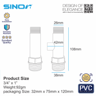 Sinor WFA-MCV-TP Sand Filter T-pipe Connector - Image 6