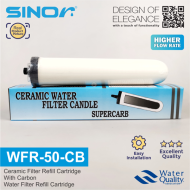 Sinor WFR-50-CB Ceramic Filter Refill With Carbon Water Filter Refill Cartridge