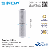 Sinor WFR-55 CTO Carbon Block Water Filter Refill Cartridge - Image 6