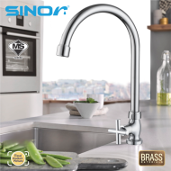 Sinor B-1023-P Cross Handle Kitchen Sink Tap - Image 3