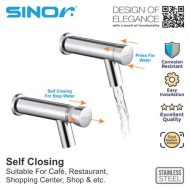 Sinor B-2902-W Self Closing Wall Bib Tap - Image 2