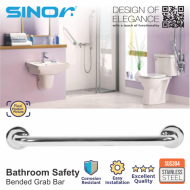 Sinor BF-213-600 SUS304 Stainless Steel Bathroom safety Grab Bar - Image 4