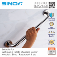 Sinor BF-213-600 SUS304 Stainless Steel Bathroom safety Grab Bar - Image 3