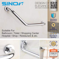 Sinor BF-214 SUS304 Stainless Steel Bathroom safety Bended Grab Bar - Image 4