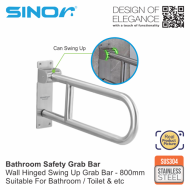 Sinor BF-218-800 SUS304 Stainless Steel Wall Hinged Swing Up Gran Bar - Image 4