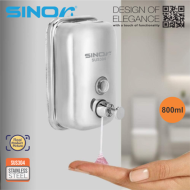 SINOR BF-805-S SUS304 Stainless Steel Soap Dispenser - Image 4