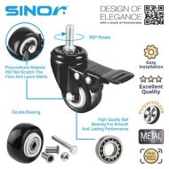 Sinor BF-ACC-WS20 Clothes Hanger Swivel Caster Wheel Set - Image 4