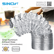 Sinor HOS-EH-6X5M Aluminium Exhaust Hose 6 inches (150mm x 5 meters) - Image 3