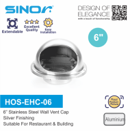 6" Stainless Steel Wall Vent Cap