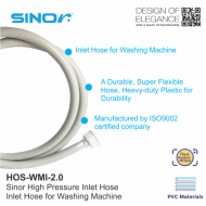 Sinor HOS-WMI/2.0 Washing Machine High Pressure Inlet Hose - Image 5
