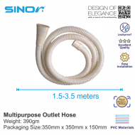 Sinor HOS-WMO Washing Machine Multipurpose Outlet Hose - Image 9