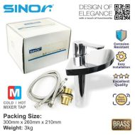 Sinor M-8301H Bathroom Raised Basin Mixer - Image 3