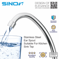 Sinor S-10 Stainless Steel Ear Spout Kitchen Sink Tap Spout - Image 4