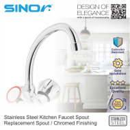 Sinor S-10 Stainless Steel Ear Spout Kitchen Sink Tap Spout - Image 3