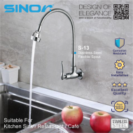Sinor S-13 Stainless Steel Flexible Spout With Nozzle Kitchen Sink Tap Spout - Image 3