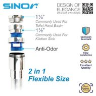 Sinor SD-402-3238 2 in 1 Chrome Flexible Basin Traps - Image 5