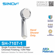 Sinor SH-7107-1 ABS Ion Filter Hand Shower Head Mineral Ball Beads