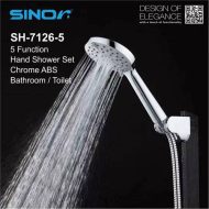 Sinor SH-7126-5 5 Function ABS Hand Shower With Holder Bathroom Hand Shower Set - Image 5