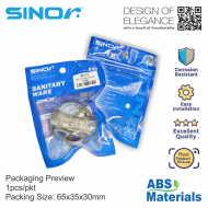 Sinor SH-72 ABS Chromed Shower Holder Hand Shower Bidet Holder Bathroom Fittings & Accessories - Image 5
