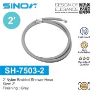 Sinor SH-7503-series Nylon Braided Shower Hose Bathroom Bidet Hose Hand Shower Hose Nylon Hose - Image 2