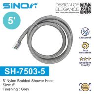 Sinor SH-7503-series Nylon Braided Shower Hose Bathroom Bidet Hose Hand Shower Hose Nylon Hose - Image 7