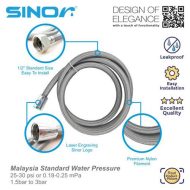 Sinor SH-7503-series Nylon Braided Shower Hose Bathroom Bidet Hose Hand Shower Hose Nylon Hose - Image 6