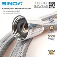 Sinor SH-7503-series Nylon Braided Shower Hose Bathroom Bidet Hose Hand Shower Hose Nylon Hose - Image 3
