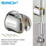 Sinor SH-80 Metal Chrome Shower Holder Hand Shower Bidet Holder Bathroom Fittings & Accessories - Image 4