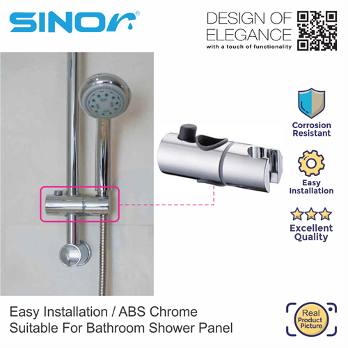SH-90-25-04 Sinor SH-90-25 Adjustable Shower Panel Holder Shower Head Holder Bathroom Shower Holder - Image 5
