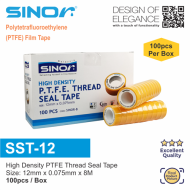 Sinor SST-12 High Density PTFE Thread Seal Tape Faucet Tape Water Pipe Tape