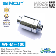 Sinor WF-MF-100 Universal Kitchen Tap Faucet Shower Head Chroline Water Purifier Filter