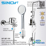 Sinor WF-MF-100 Universal Kitchen Tap Faucet Shower Head Chroline Water Purifier Filter - Image 6