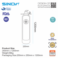 Sinor WF-SSF-1042-S Stainless Steel Water Filtration System - Image 5