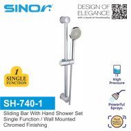 Sinor SH-740-1 Sling Bar With Hand Shower Set Single Function Hand Shower