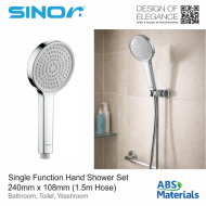 Sinor SH-7106-1 Single Function Hand Shower Set Bathroom Hand Shower - Image 4