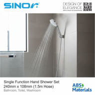 Sinor SH-7106-1 Single Function Hand Shower Set Bathroom Hand Shower - Image 3