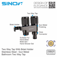 Sinor SBBC-222 Series Two Way Tap With Bidet Holder - Image 2